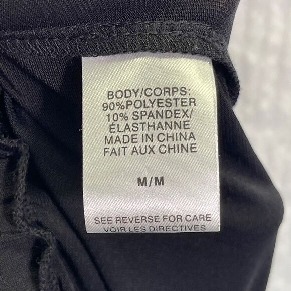 Cami NYC Black Stassi Relaxed High-Waisted Tie Wide Leg Pants Size Medium NWT - Picture 7 of 11